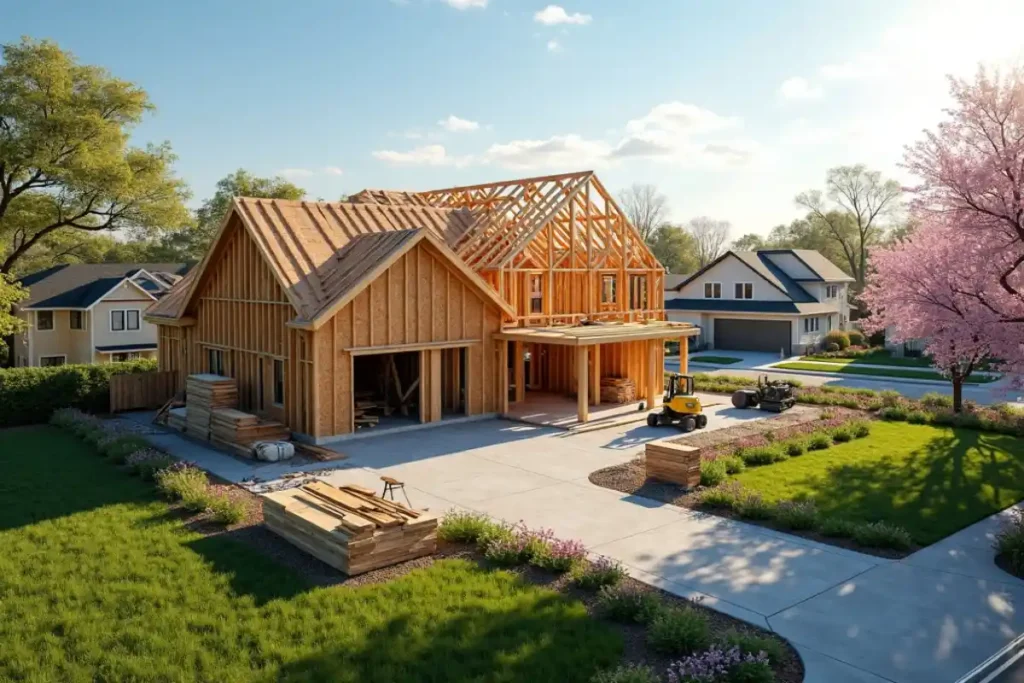 building a home in the spring